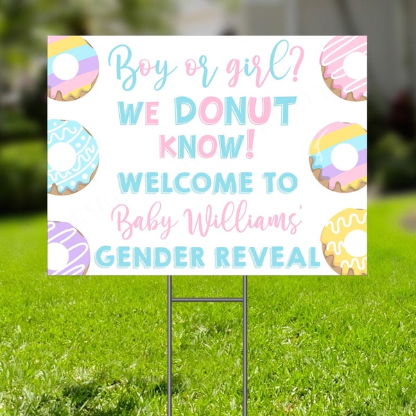 Drive by Baby Shower Yard Sign Etsy