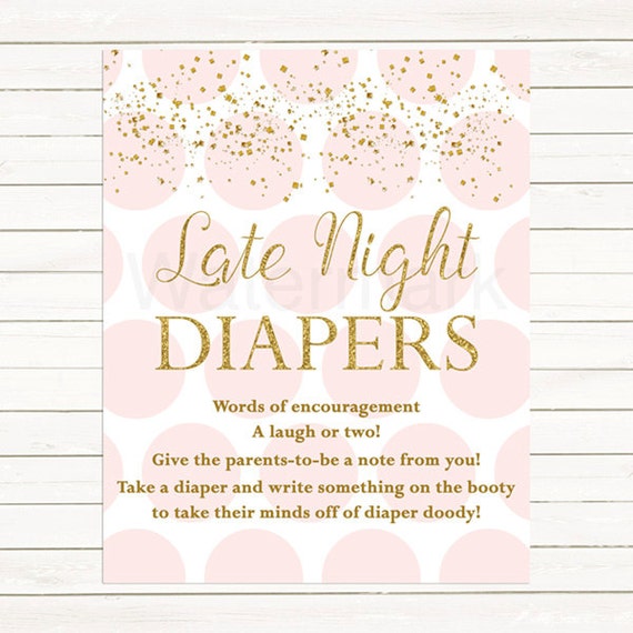 pink-and-gold-diaper-thoughts-sign-late-night-diapers-sign