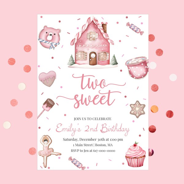 Two Sweet Birthday - Etsy