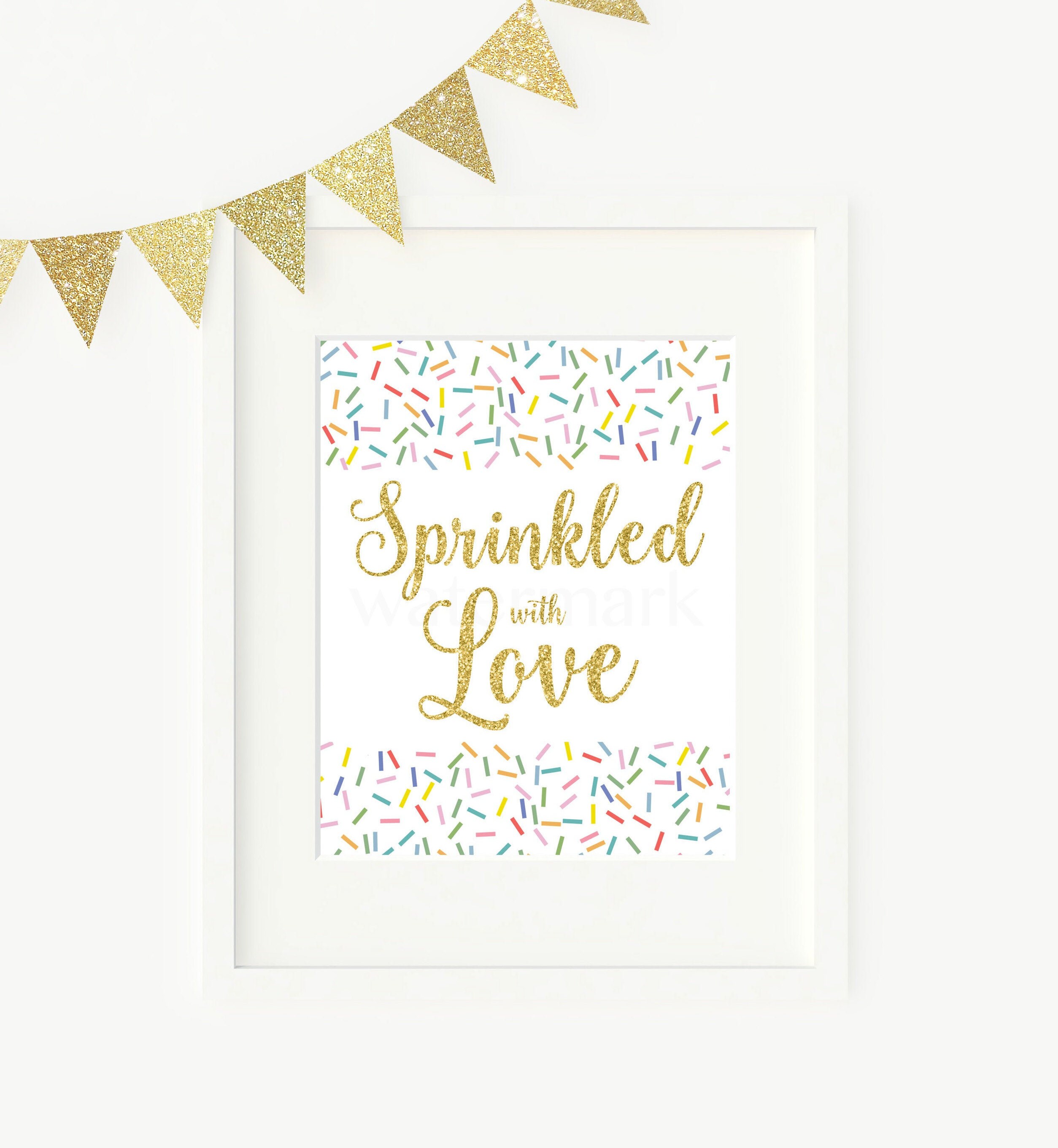 Sprinkled With Love Sign Confetti Sprinkles Sign Instant Etsy Canada