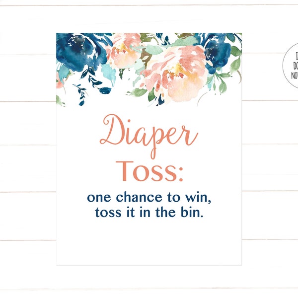 Diaper Toss Game Etsy