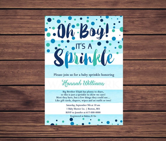 boy sprinkle invitations