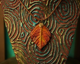 Green Leaf Necklace