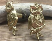 Set of 2 - Owl Drawer Pull - Cabinet Knob - Furniture Hardware Drawer Pull - Decorative Knob - Bird Owl Nursery Decor