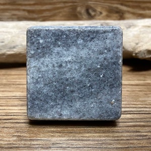 Marmeren stenen knop lade pull - natuurlijke grijze stenen bar kabinet knop - shine art deco