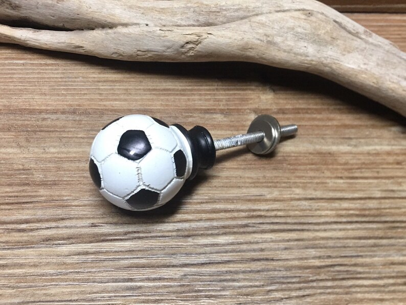 Soccer Ball Knob Soccer Drawer Pull Sports Theme Dresser Etsy
