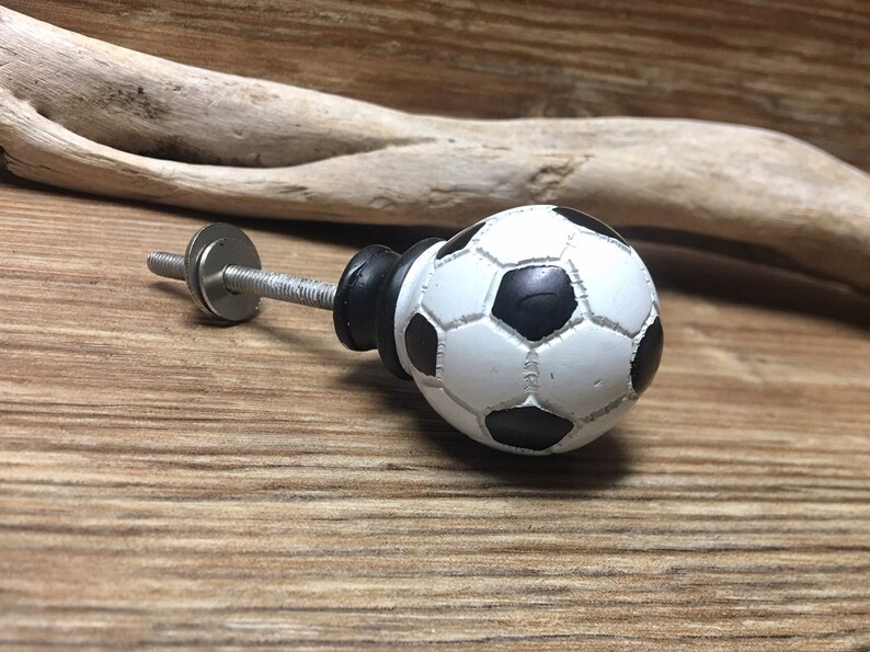Soccer Ball Knob Soccer Drawer Pull Sports Theme Dresser Etsy
