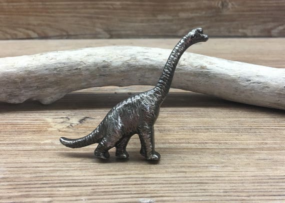 Pewter DINOSAUR Triceratops Or Brontosaurus Drawer Pull Cabinet METAL KNOB