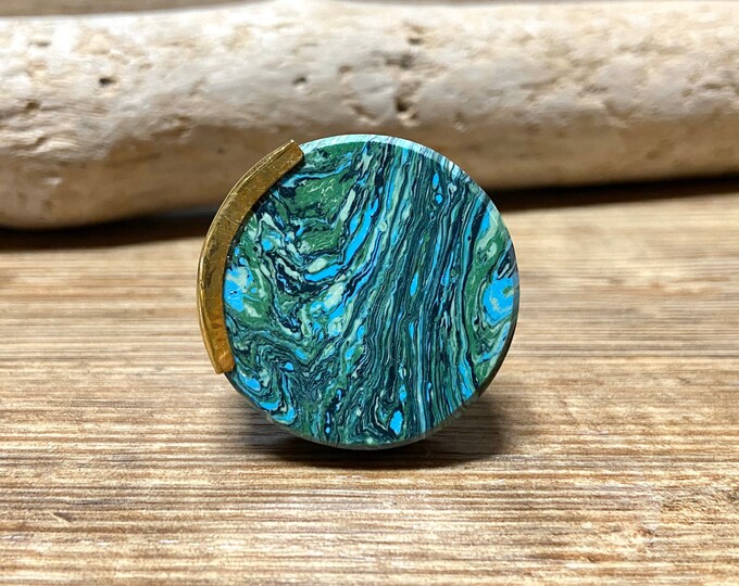 Colour Turquoise Stone Drawer Knobs Retro Silver Cabinet Knobs With