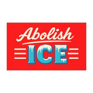 Polityczny magnes na zderzak samochodu Zniesienie ICE Chinga La Migra Żaden człowiek nie jest nielegalny DACA Liberalne prawa imigrantów Naklejka na sprawiedliwość społeczną zdjęcie 7