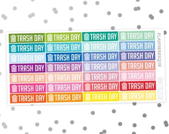 28 Trash Day Stickers - MC 0030