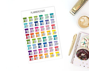 48 Kitchen Mixer Stickers - MI 0037
