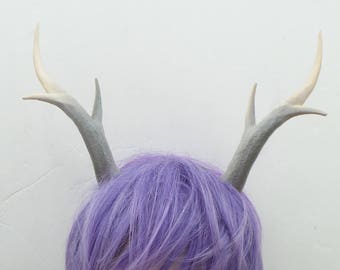 NEW ARRIVAL! Realistic  Doe / Deer Antlers  3D Printed (Ultra Light Weight Plastic) Reindeer Antlers comic-con fantasy fawn