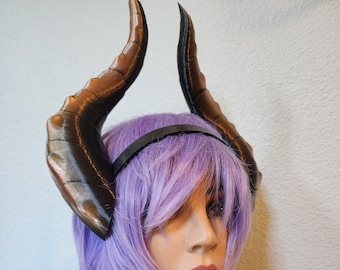 Dragon Beast Grand Costume Cosplay ULTRA LIGHT WEIGHT teifling lean back or pointing up dragon horns