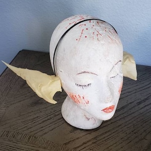 Corna dell'aura, set stampato in 3D, corna su fascia, aggiunta al costume da corsa del drago di Final Fantasy XIV Au Ra, orecchie da drago, corna in stile drago