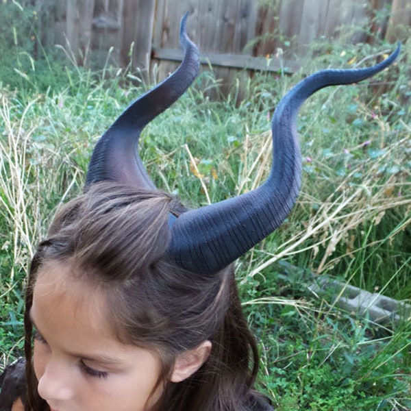 BEST SELLING! Classic Young Maleficent Inspired Horns  3D Printed  choose your color comic-con