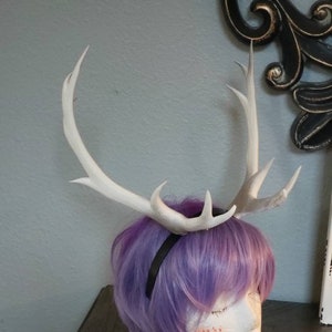 NEW ARRIVAL!  Sven caribou Reindeer antlers Deer Antlers Horns  3D Printed (Ultra Light Weight Plastic) horned headband Antlers comic-con