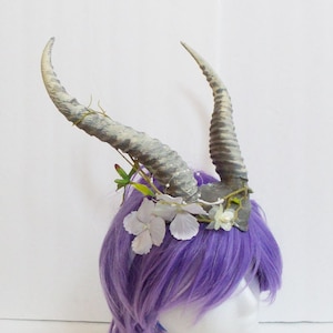 Elvish crown elven horned crown elvish horns Gazelle horns gazelle headband larp comic-con