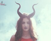 BEST SELLING Adult 12 quot Classic Young Maleficent Inspired Horns 3D Printed choose your color comic-con