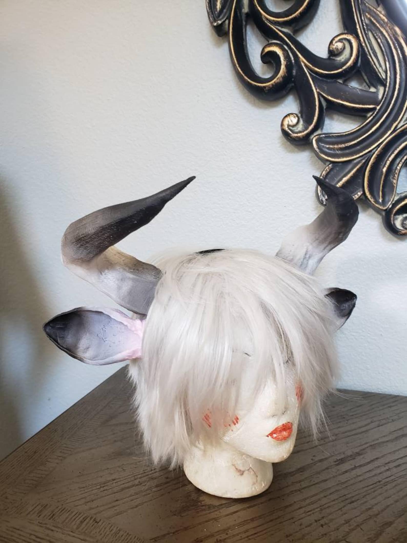 Minotaur Horns and Ears Long Horn Cow-bull Matador Horns - Etsy Canada