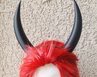 3D gedrucktes Stier Hörner Stirnband - Cosplay Kostüm Accessoire