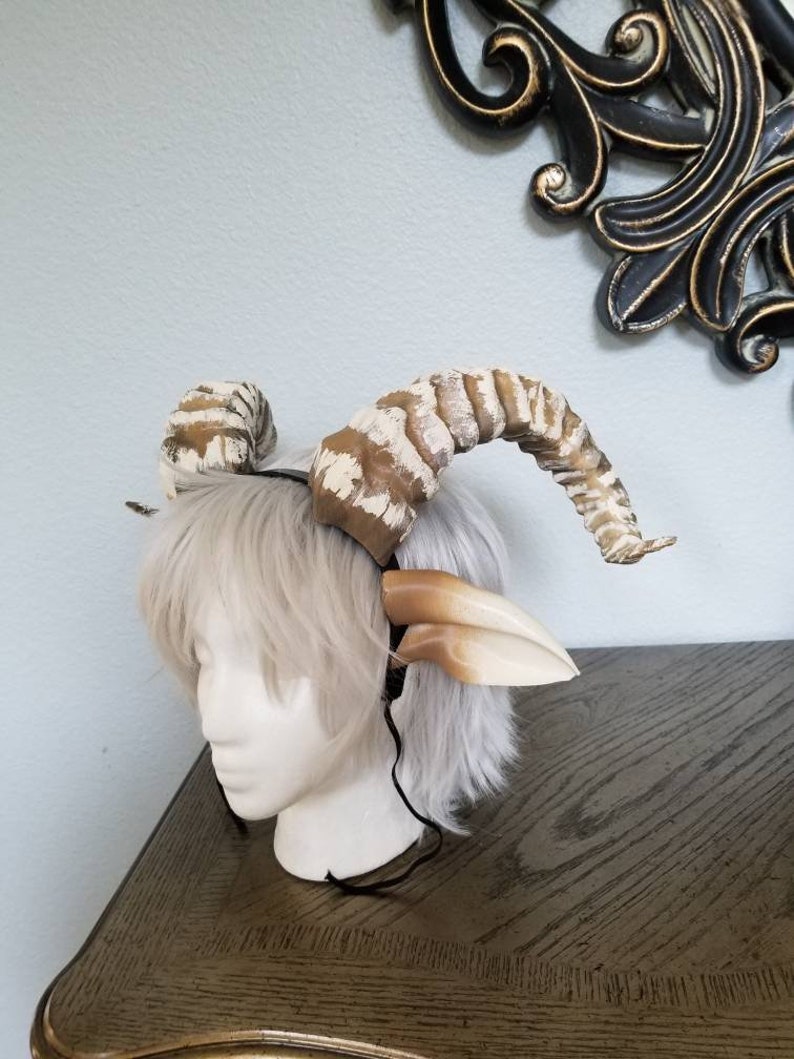 NEW ARRIVAL RAM Horns Headband 3D Printed Cosplay Comicon Etsy
