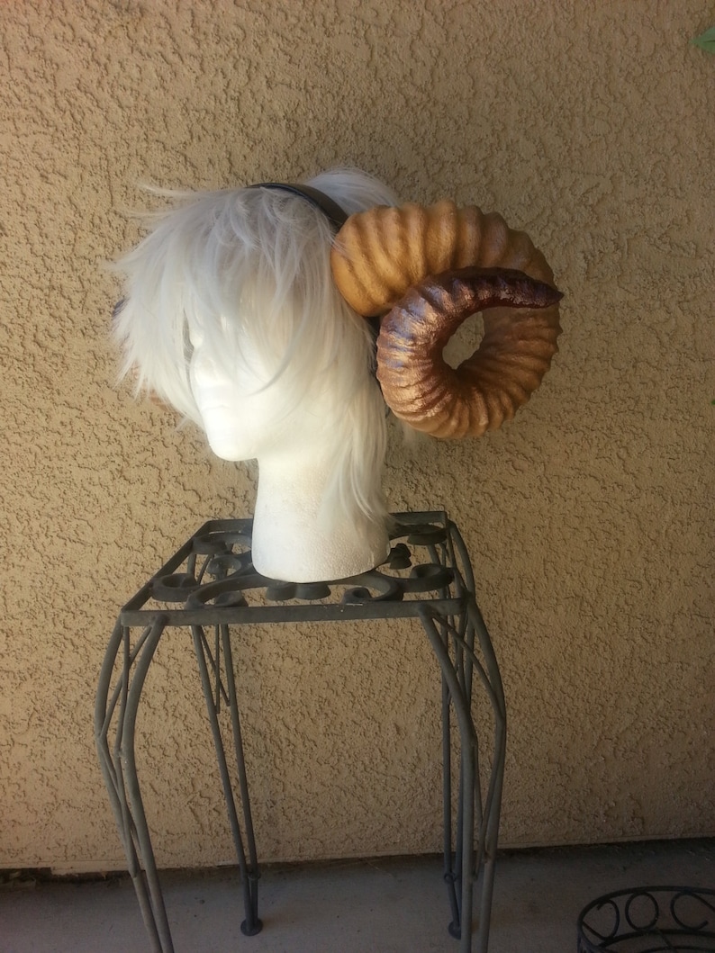 NEW ARRIVAL RAM Horns Headband 3D Printed Cosplay Authentic Etsy