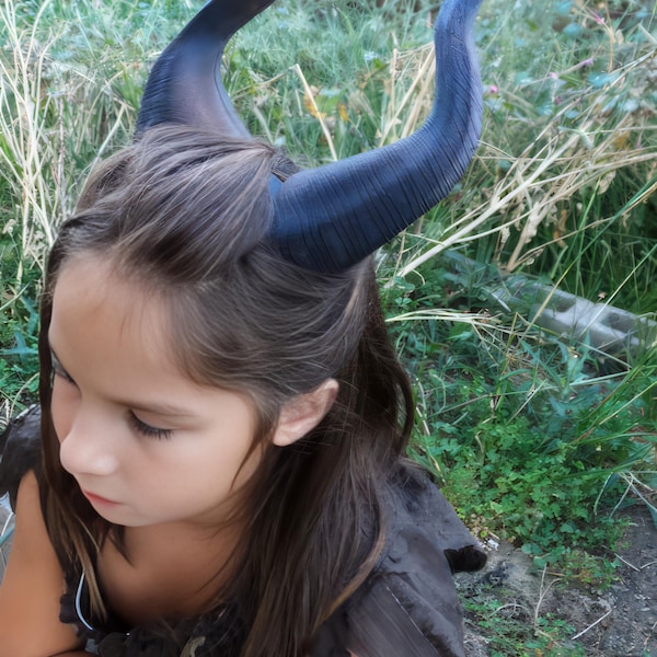 Maleficent Inspired Horns, 3D Printed Costume Headband