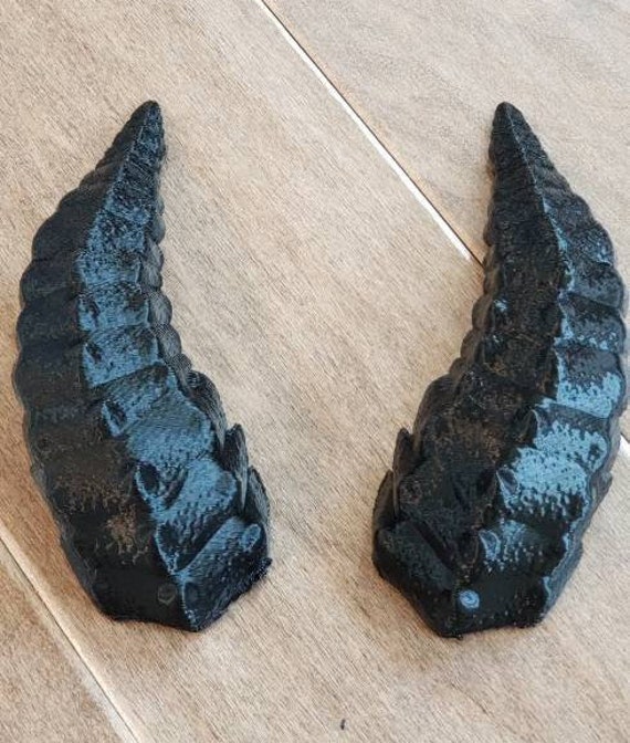 Deanerys Dragon Inspired 3d Printed Horns on Headband DIY 