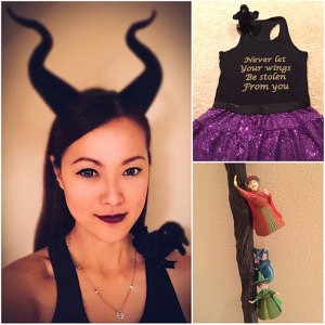 BEST SELLING Classic Young Maleficent Inspired Horns 3D Printed choose your color comic-con image 10