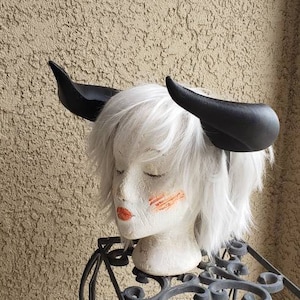 NEW ARRIVAL XL Bull Matador horns headband 3D printed cosplay comicon fantasy horns   wow Large horns