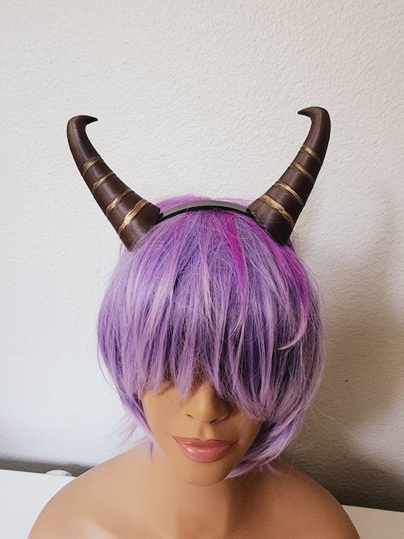 Fascia Per Capelli Con Corna Di Pecora Nere – Accessorio Cosplay Per Halloween, Festa In Maschera E Fotografie - 2