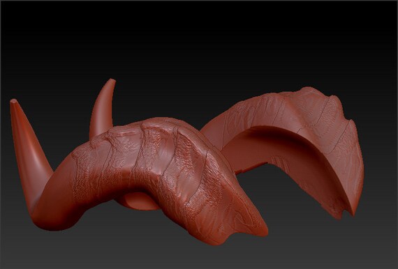 Xl Fantasy Cobra Snake Dragon 3d Printed Horns On Headband Diy Costume Addition Dragon Comicon Fantasy Lizzard Horns