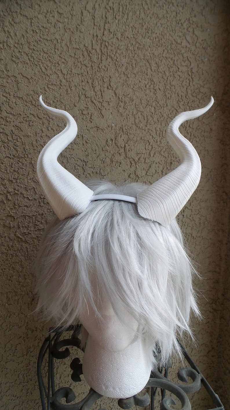 BEST SELLING Classic Young Maleficent Inspired Horns 3D Printed choose your color comic-con image 7