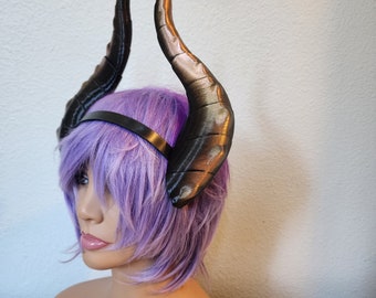 Lekka opaska z rogami smoka, wspaniały kostium cosplay