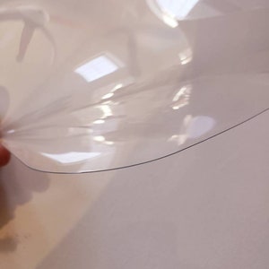 Anti-fog Clear PET Sheets Film .25mm for Face Visor Sheets for - Etsy