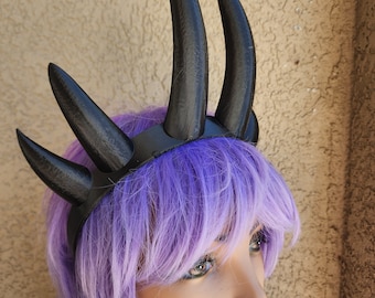 Fantasy Six Horned bear claw headband 3d printed horns Dragon crown on headband costume addition dragon comicon fantasy behemoth horns