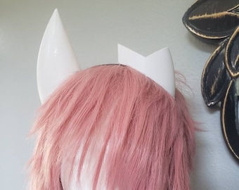 King, from the owl house headdress ONLY horns  3D print ultra lightweight attached to a headband cosplay set Headdress only