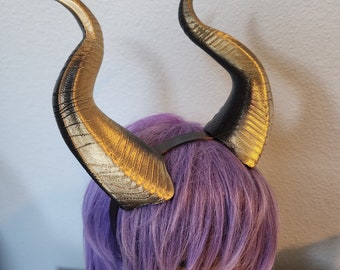 Maleficent Inspired Horns Headband, Lightweight 3D Printed Costume