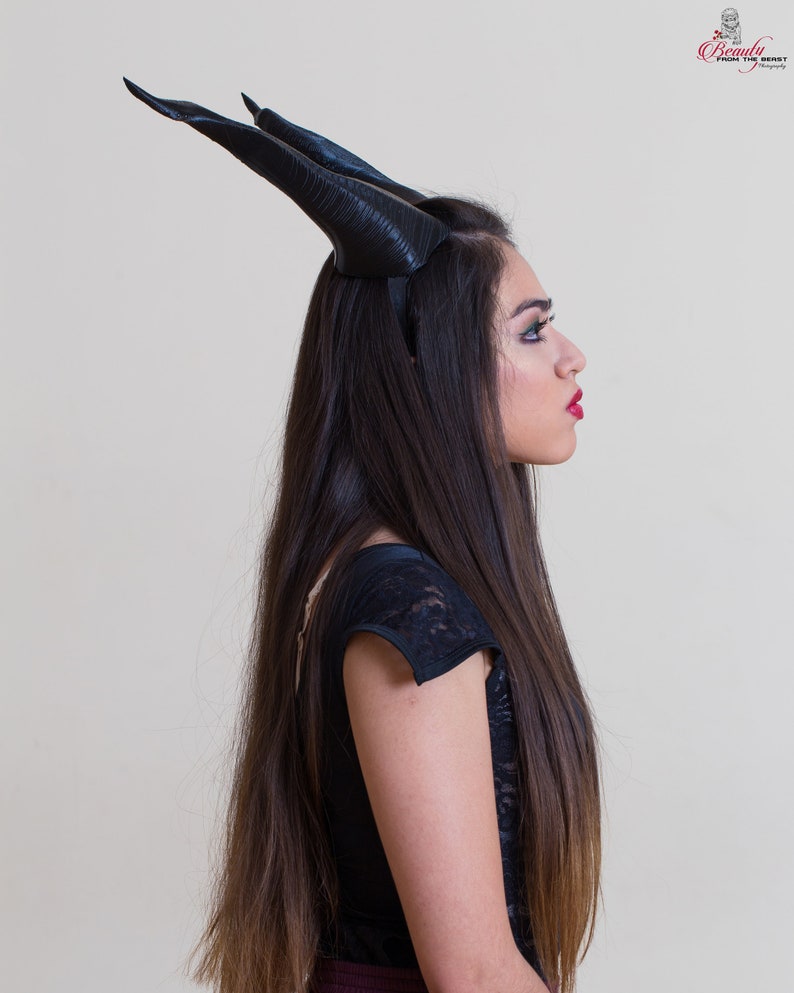 BEST SELLING Classic Young Maleficent Inspired Horns 3D Printed choose your color comic-con image 9
