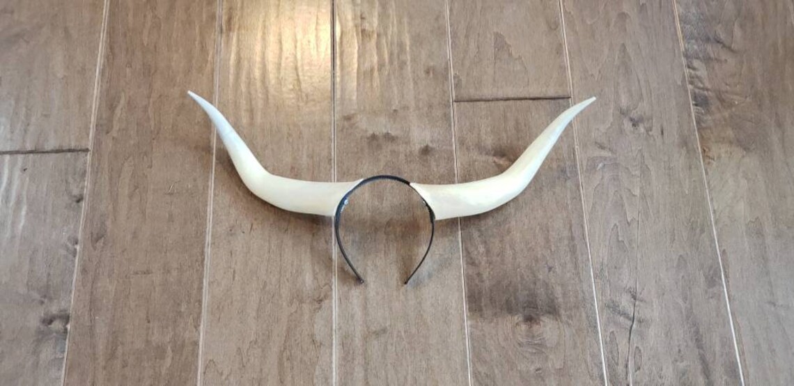 3D Printed Light Weight Steer Horns Highland Cow Horns Matador Etsy