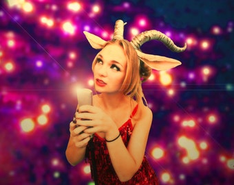 Zootopia Madam Gazelle Horns-hoofdband, 3D-geprint cosplay