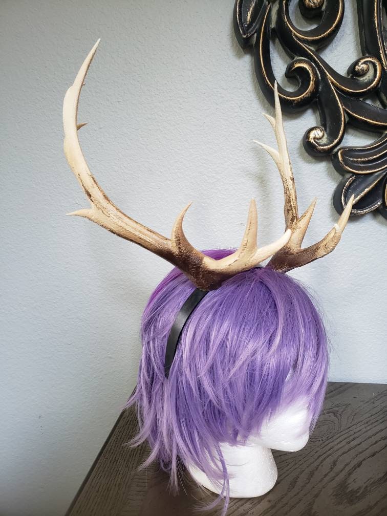 3D Printed Reindeer Antlers Headband, Comic-Con Costume Prop