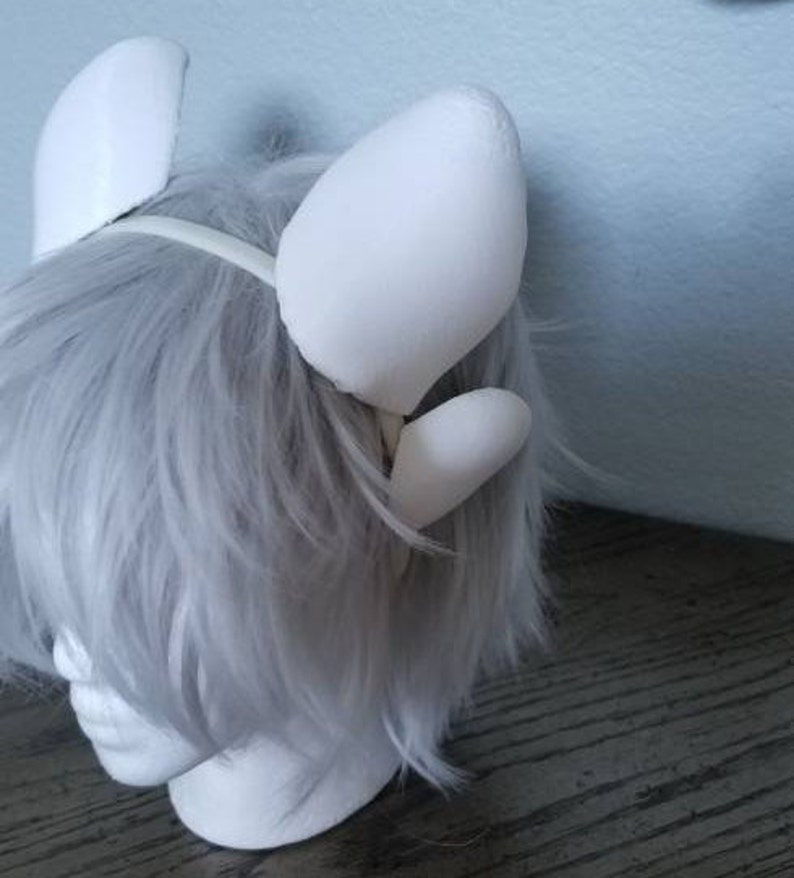 Fantasy How to train your Dragon 3d printed Toothless the dragon costume ears horns or Light fury costume headband super light weight