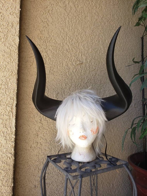 Bull Horns on Headband Matador Beast Halloween Fancy Dress