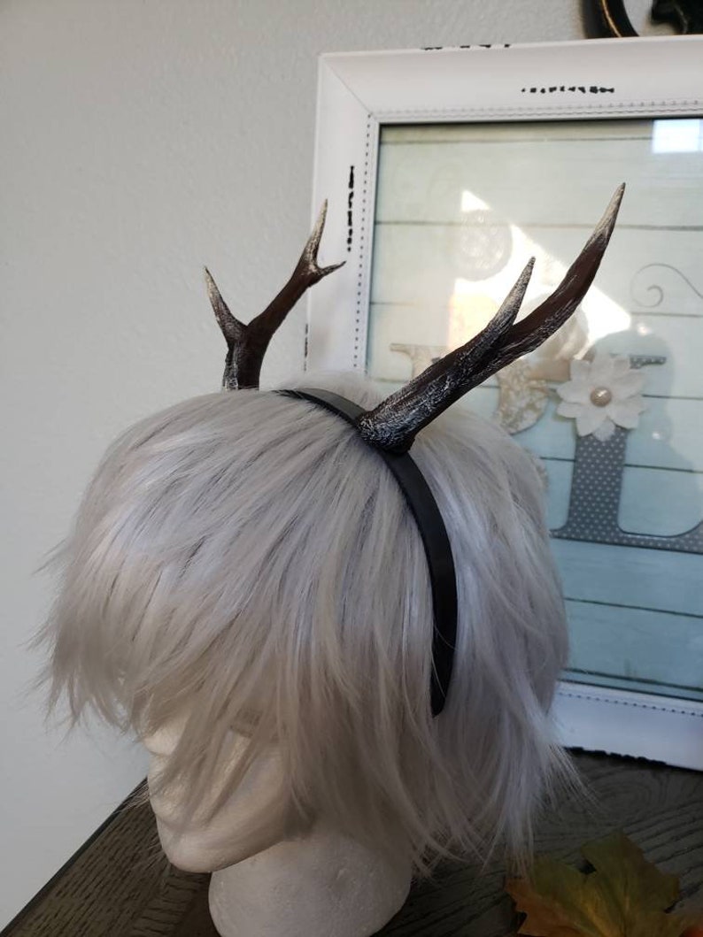 NEW ARRIVAL Antlers on headband!  Doe / Deer Antlers  3D Printed (Ultra Light Weight Plastic)  Antlers comic-con fantasy fawn