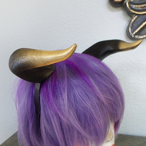 Bull Horn Headband Etsy