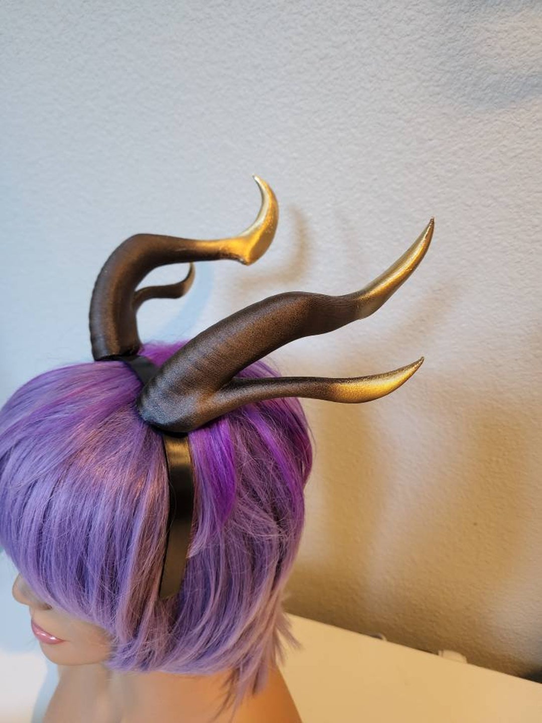 Zhongli From Genshin Impact Horns Double Dragon 3d Printed Horns Two