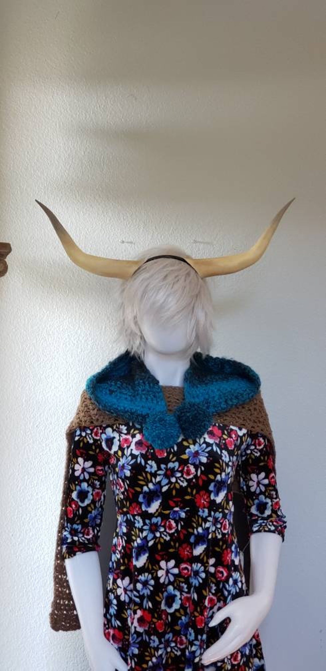 3D Printed Light Weight Steer Horns Highland Cow Horns Matador - Etsy