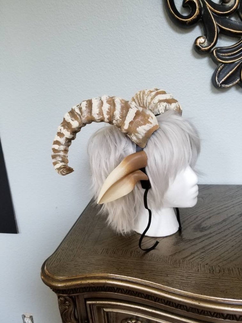 NEW ARRIVAL RAM Horns Headband 3D Printed Cosplay Comicon Etsy